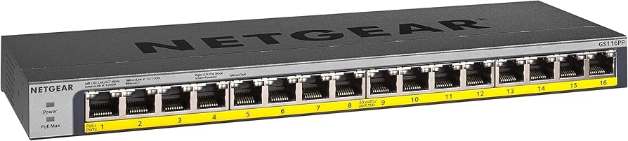 980e5a81-8c01-4ae6-81b8-c1dd1ae82bb3.jpg Switch réseau Gigabit 16 ports rackable Netgear Prosafe JGS516GE non administrable – Image 1