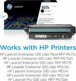 Cartouche toner HP 507A noire - 5500 pages - LaserJet Enterprise M551/M575/Pro 570 – Image 2