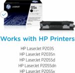 Toner laser noir HP 05A CE505A - Compatible LaserJet P2035/P2055 - Authentique – Image 2