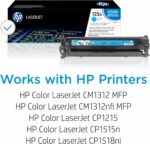 Toner laser cyan HP 125A CB541A - 1400 pages - Compatible Color LaserJet CP1215/1515N/CM1312 – Image 2