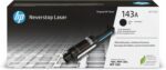 Kit de recharge toner HP 143A - Noir - Compatible Neverstop 1000/1200 - 2500 pages
