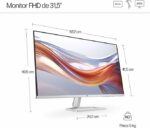 Écran PC 31,5 pouces HP Full HD 100 Hz - Micro-bord, VA, HDMI/VGA, design moderne – Image 4