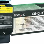 Cartouche toner laser jaune Lexmark C540 C543 C544 X543 X544 – 2 000 pages