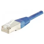 Câble réseau RJ45 Cat6 UTP 0,5m – Bleu – Dexlan