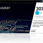 Cartouche toner laser cyan HP 307A CE741A - Compatible LaserJet CP5225 - 7300 pages