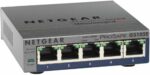 Switch réseau géré 5 ports Gigabit - Boîtier métallique robuste NETGEAR gris – Image 2