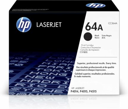 Cartouche de toner HP 64A CC364A - Noir - 10 000 pages - LaserJet P4014/P4015/P4515