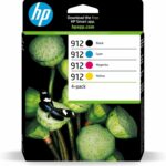 Cartouches d'encre HP 912 multipack - Noir, Cyan, Magenta, Jaune - OfficeJet Pro