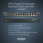 Switch Ethernet 8 ports Gigabit PoE+ 83W - Installation bureau ou murale NETGEAR – Image 2