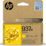 Cartouche d'encre HP 937e EvoMore jaune - 1650 pages - OfficeJet Pro 9110 à 9730