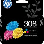 HP 308 Cartouche d'encre tri-couleurs - 120 pages - Compatible Envy 6110/6130