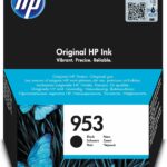 Cartouche d'encre HP 953 noire - Haut rendement - Compatible OfficeJet Pro 8210/8710