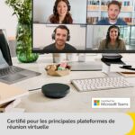 Speakerphone Jabra Speak2 40 - 4 micros réduction de bruit - USB-A/USB-C - Teams – Image 8