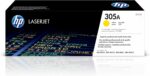 Cartouche toner laser HP 305A CE412A jaune - 2600 pages - LaserJet Pro M351/M451/M475