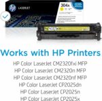 Cartouche toner laser jaune HP 304A - Compatible Color LaserJet CM2320/CP2025 – Image 2
