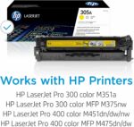 Cartouche toner laser HP 305A CE412A jaune - 2600 pages - LaserJet Pro M351/M451/M475 – Image 2