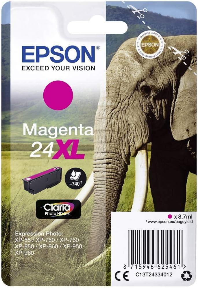 396b07c2-6723-4172-8451-5854d863205c-3.jpg Cartouche d'encre Epson T2433 XL Magenta - Claria Photo HD - Haute capacité – Image 1