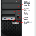 Serveur tour professionnel Lenovo TS150 Xeon E3-1200 v6 - 16Go RAM - 1To - Garantie 3 ans