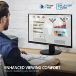 Écran PC 22 pouces Full HD 100Hz - Ergonomique, bords fins, HDMI/VGA - ViewSonic – Image 4