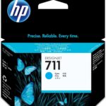 Cartouche d'encre HP 711 Cyan 29 ml - Authentique pour DesignJet T530/T520/T120