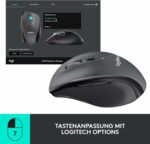 Souris sans fil Logitech M705 Marathon - 3 ans d'autonomie - USB Unifying - Gris – Image 4