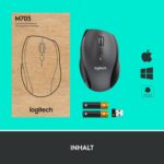 Souris sans fil Logitech M705 Marathon - 3 ans d'autonomie - USB Unifying - Gris – Image 8