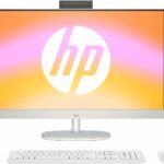 PC tout-en-un HP 27 pouces - Ryzen 5, 16 Go RAM, SSD 512 Go, Blanc