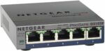 Switch réseau géré 5 ports Gigabit - Boîtier métallique robuste NETGEAR gris