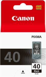 Cartouche d'encre noire Canon PG-40 - Compatible imprimantes PIXMA