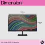 Écran PC 23,8'' HP IPS Full HD - Antireflet, HDMI/DP/VGA, inclinable, bords fins – Image 4