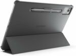 Étui folio Lenovo Idea Tab Pro - Support convertible, porte-stylet, gris – Image 2