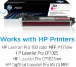 Cartouche toner laser HP 126A magenta – 1000 pages – Compatible LaserJet Pro – Image 2