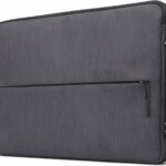 Sacoche ordinateur portable Lenovo 15,6 pouces - Résistante à l'eau et légère - Gris