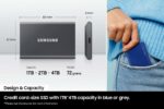 SSD externe portable Samsung T7 - 1 To - USB 3.2 Gen 2 - Bleu indigo – Image 6