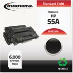 Toner imprimante HP 55A CE255A - Noir - 6000 pages - Compatible LaserJet P3010 series