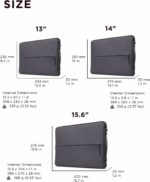 Sacoche ordinateur portable Lenovo 15,6 pouces - Résistante à l'eau et légère - Gris – Image 7