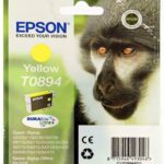 Cartouche d'encre jaune Epson T0894 - DuraBrite Ultra résistante aux bavures