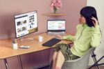 Moniteur HP 27" Full HD IPS - Ultra-fin, cadre sans bord, HDMI/VGA, confort visuel – Image 8