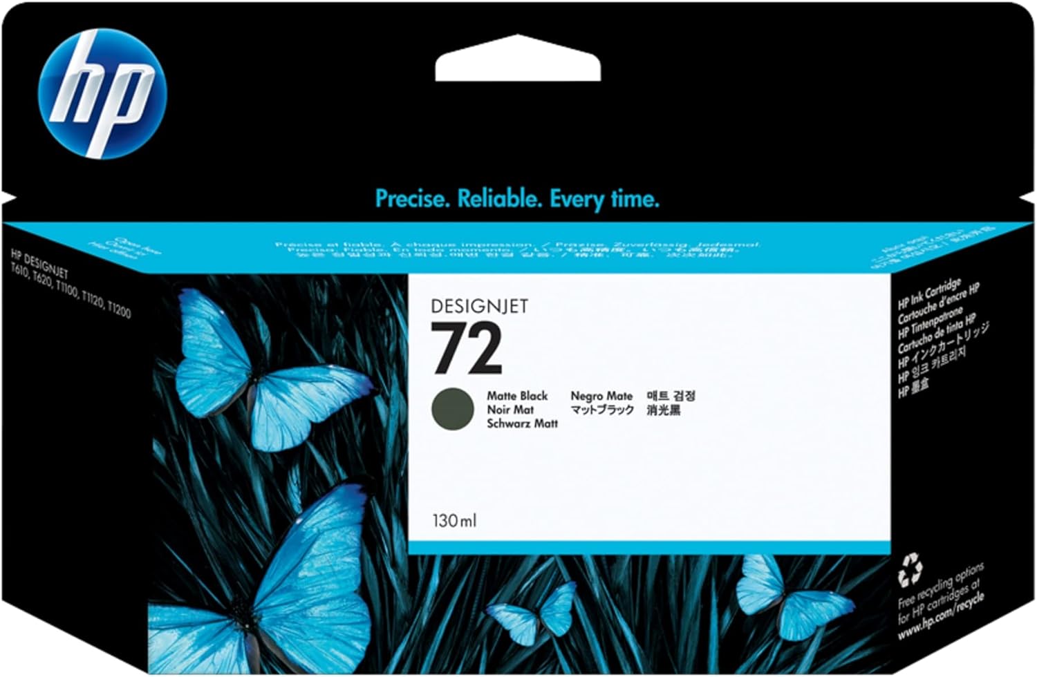 6a474e6d-e681-4d5f-8e50-d422ed482b9b-3.jpg Cartouche d'encre HP 72 noire mate - C9403A - Compatible HP DesignJet – Image 1