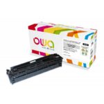 Toner laser remanufacturé noir ARMOR OWA K15104OW - Compatible HP 125A CB540A Canon 716BK