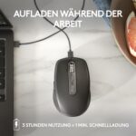 Souris sans fil compacte Logitech MX Anywhere 3S - 8K DPI, clics silencieux, noir – Image 8