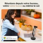 Speakerphone Jabra Speak2 40 - 4 micros réduction de bruit - USB-A/USB-C - Teams – Image 3