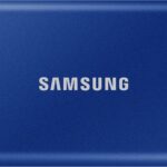 SSD externe portable Samsung T7 - 1 To - USB 3.2 Gen 2 - Bleu indigo