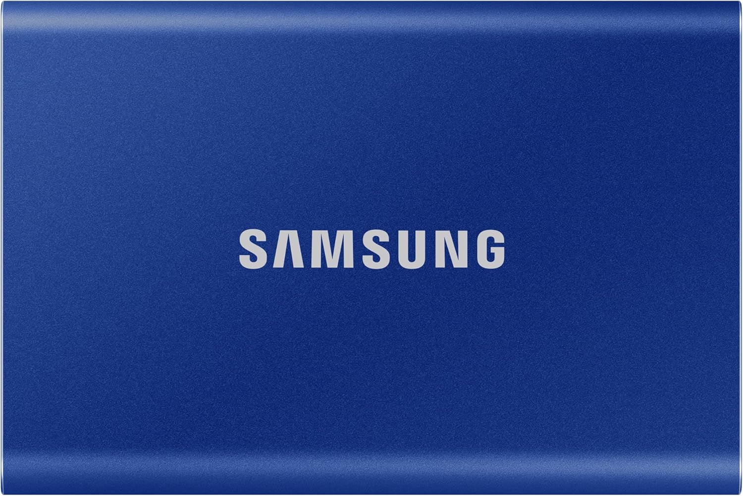 6dec16f3-2c56-4e0a-a072-38e2acf0ebbd-2.jpg SSD externe portable Samsung T7 - 1 To - USB 3.2 Gen 2 - Bleu indigo – Image 1
