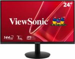 Moniteur PC 24 pouces Full HD IPS 144 Hz 1 ms ViewSonic - HDMI VGA Flicker-Free