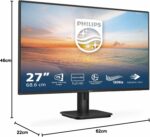 Moniteur PC 27 pouces IPS Full HD 120 Hz - 1 ms, haut-parleurs, HDMI/VGA, Philips – Image 6