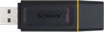 Clé USB Kingston 128 Go USB 3.2 - Lot de 3 avec capuchon et porte-clés – Image 5