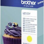Cartouche d'encre Brother LC123Y jaune - Jet d'encre XL - Originale - Imprimantes compatibles