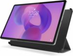 Étui folio Lenovo Idea Tab Pro - Support convertible, porte-stylet, gris – Image 5
