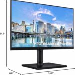 Moniteur PC 24 pouces Samsung IPS Full HD 75Hz - Bords fins, montage mural – Image 10